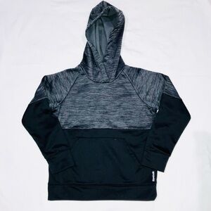 *5 for $25!* Reebok Kids Boys Hoodie Sweatshirt Gray Black Front Pocket Size XS